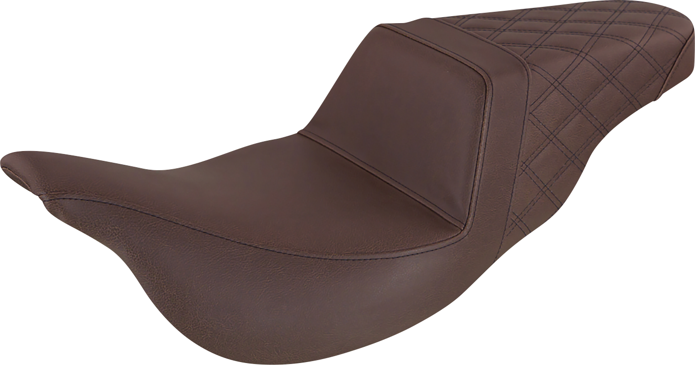 Step-Up Seat - Rear Lattice Stitch - Brown - FL '08-'24