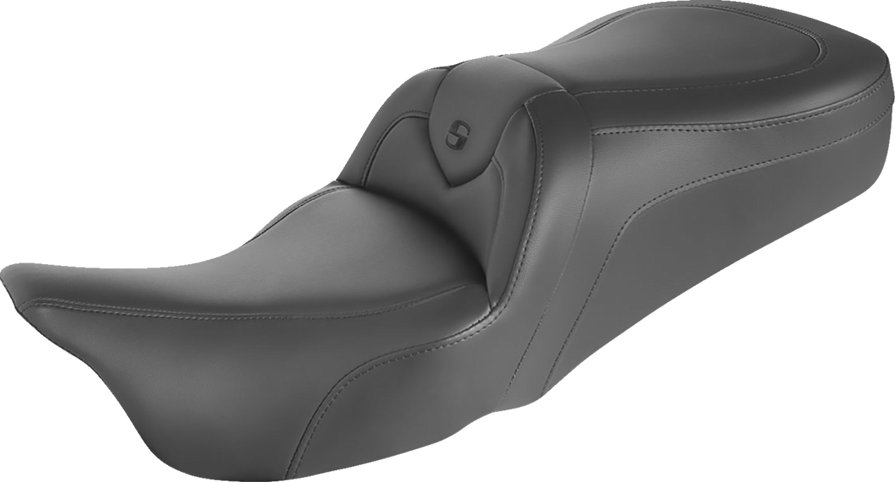 RoadSofa™ Seat - without Backrest - Black w/ Black Stitching - FLH '97-'07
