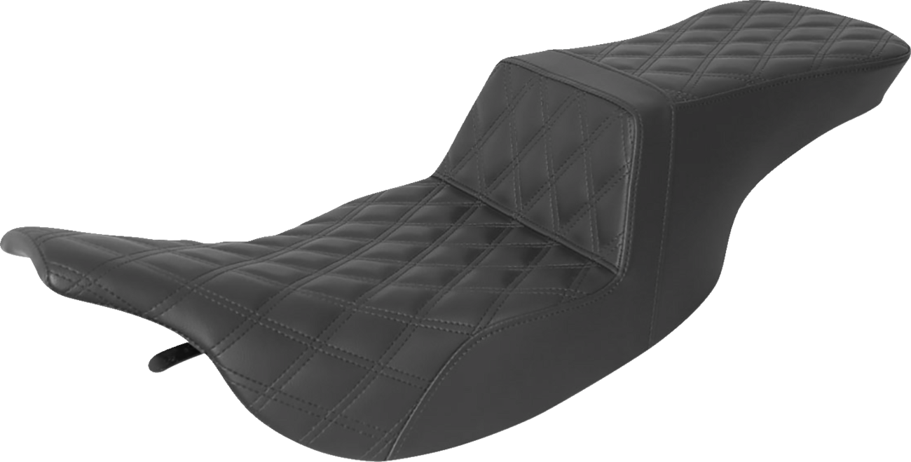 Tour Step-Up Seat - Full Lattice Stitch - Black - FL '97-'07