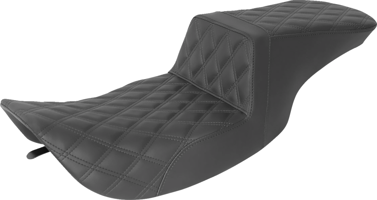 Tour Step-Up Seat - Full Lattice Stitch - Black - FL '97-'07