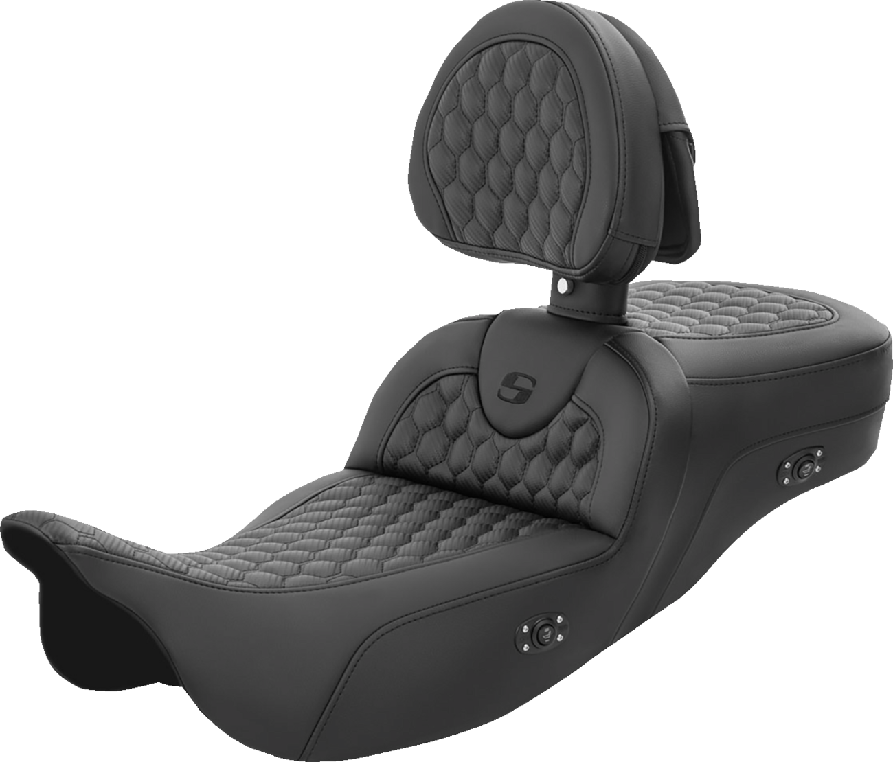 RoadSofa™ Seat - Honeycomb - with Backrest - Extended Reach - Heated - FL '08-'23