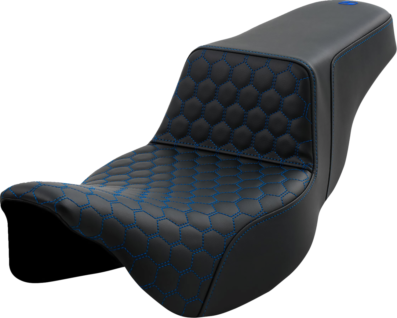 Step-Up Seat - Honeycomb - Extended Reach - Blue Stitching - FL '08-'23