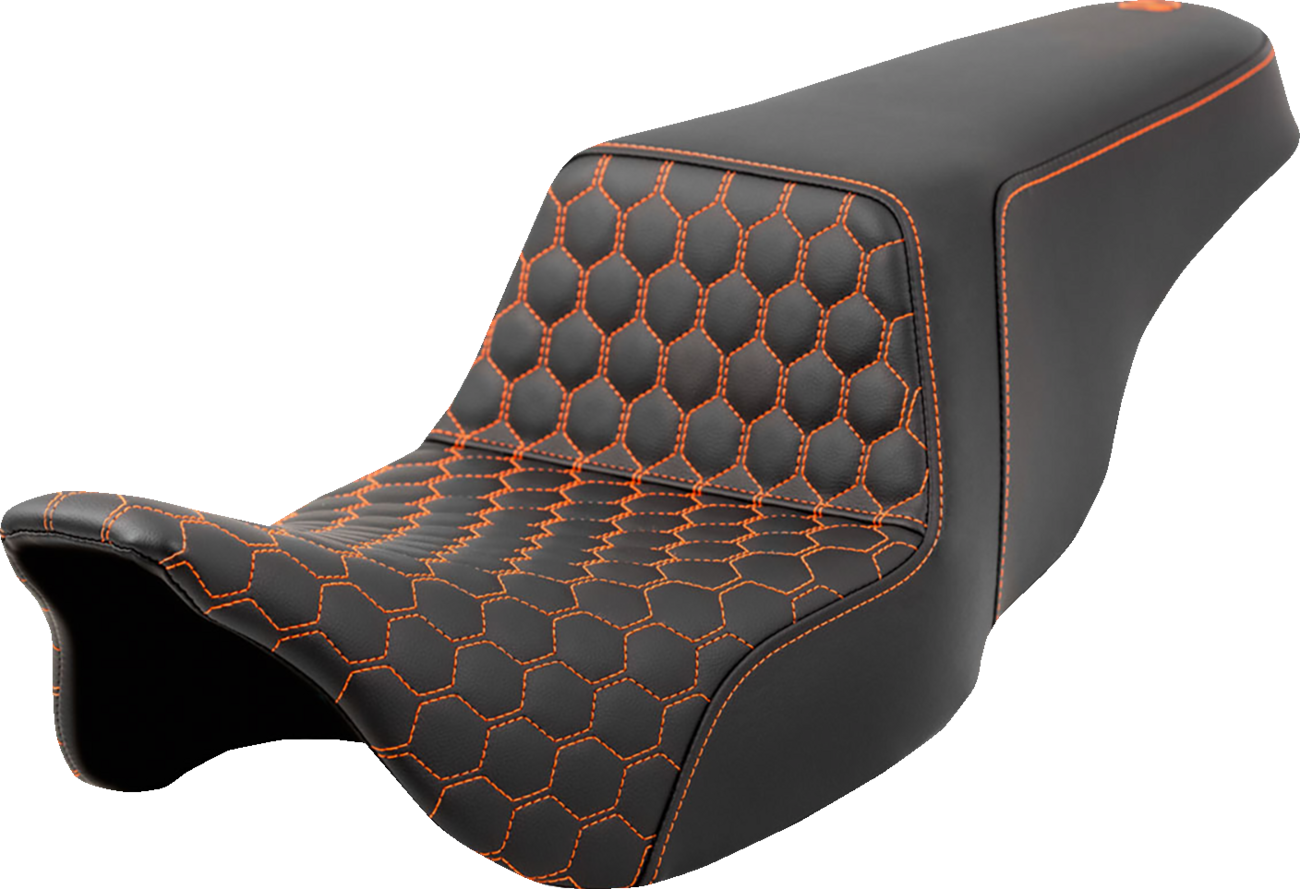 Step-Up Seat - Honeycomb - Orange Stitching - FL '08-'23