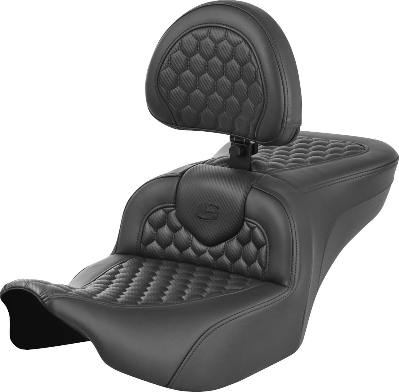 Roadsofa™ Seat - with Backrest - Honeycomb - FLTR/FLHX '23-'24