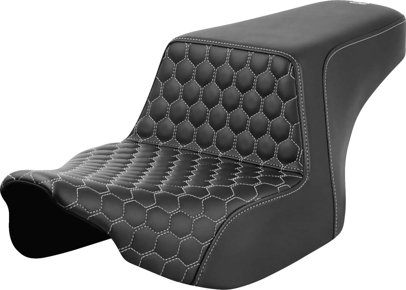 Step-Up Seat - Front Honeycomb - Silver Stitching - FL '23-'24