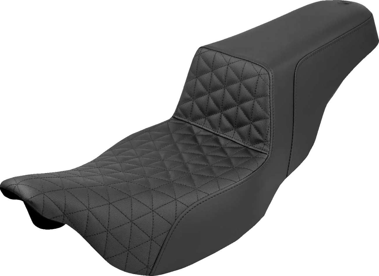 Extended Reach Step-Up Seat - Tri-Gripper - Black - FLH/FLT '08-'24