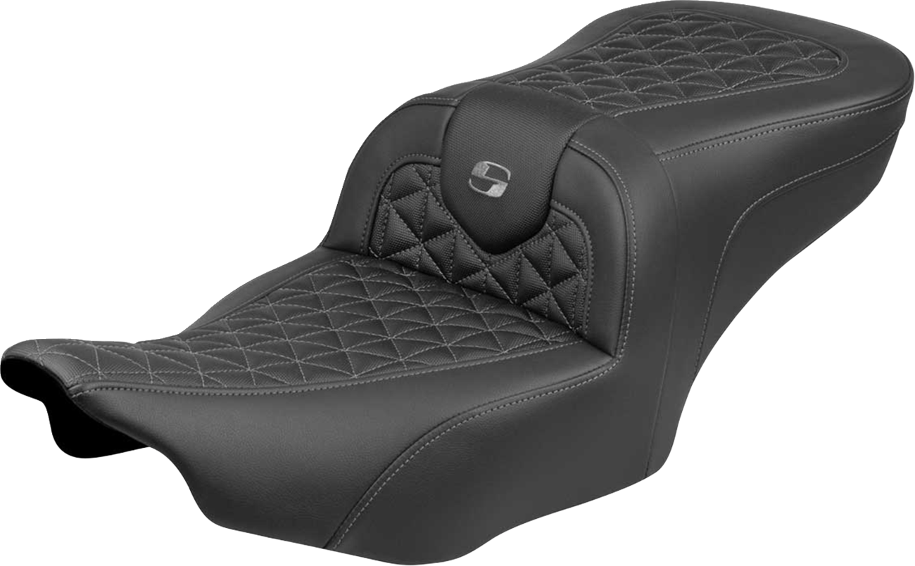 Roadsofa™ Seat - without Backrest - Gray Stitch - FLH/FLT '23-'25