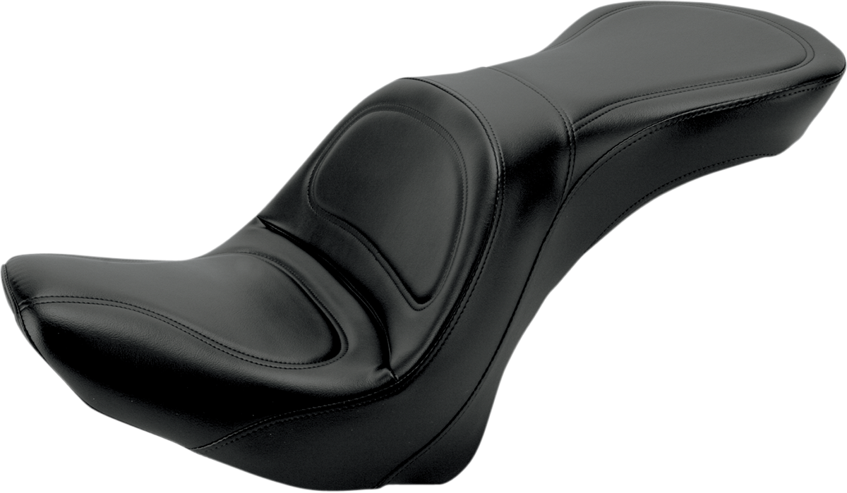 Seat - Explorer™ - Without Backrest - Stitched - Black - FLSTC '06-'17