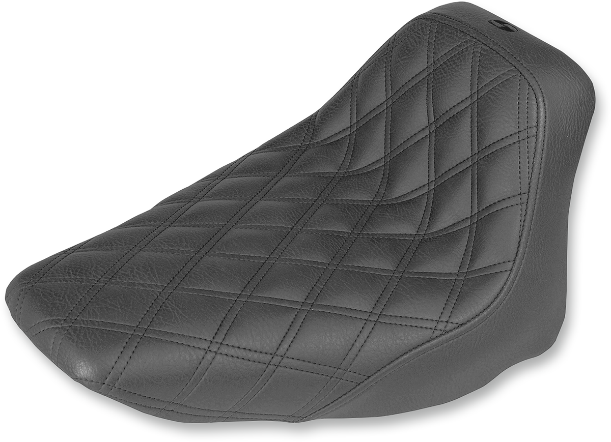 Renegade™ Solo Seat - Lattice Stitched - Black - FLST '06-'17