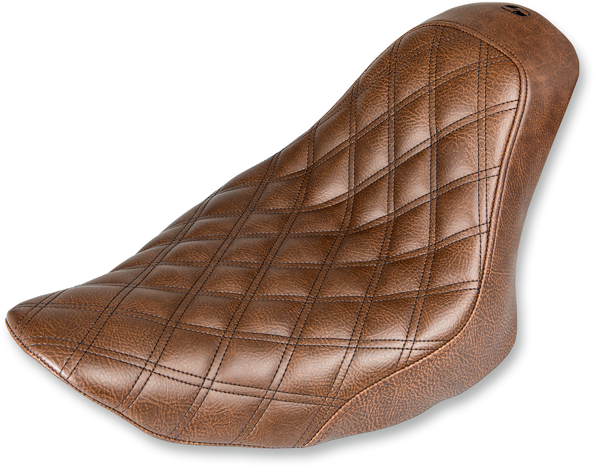 Renegade™ Solo Seat - Lattice Stitched - Brown - FL/FX '06-'17