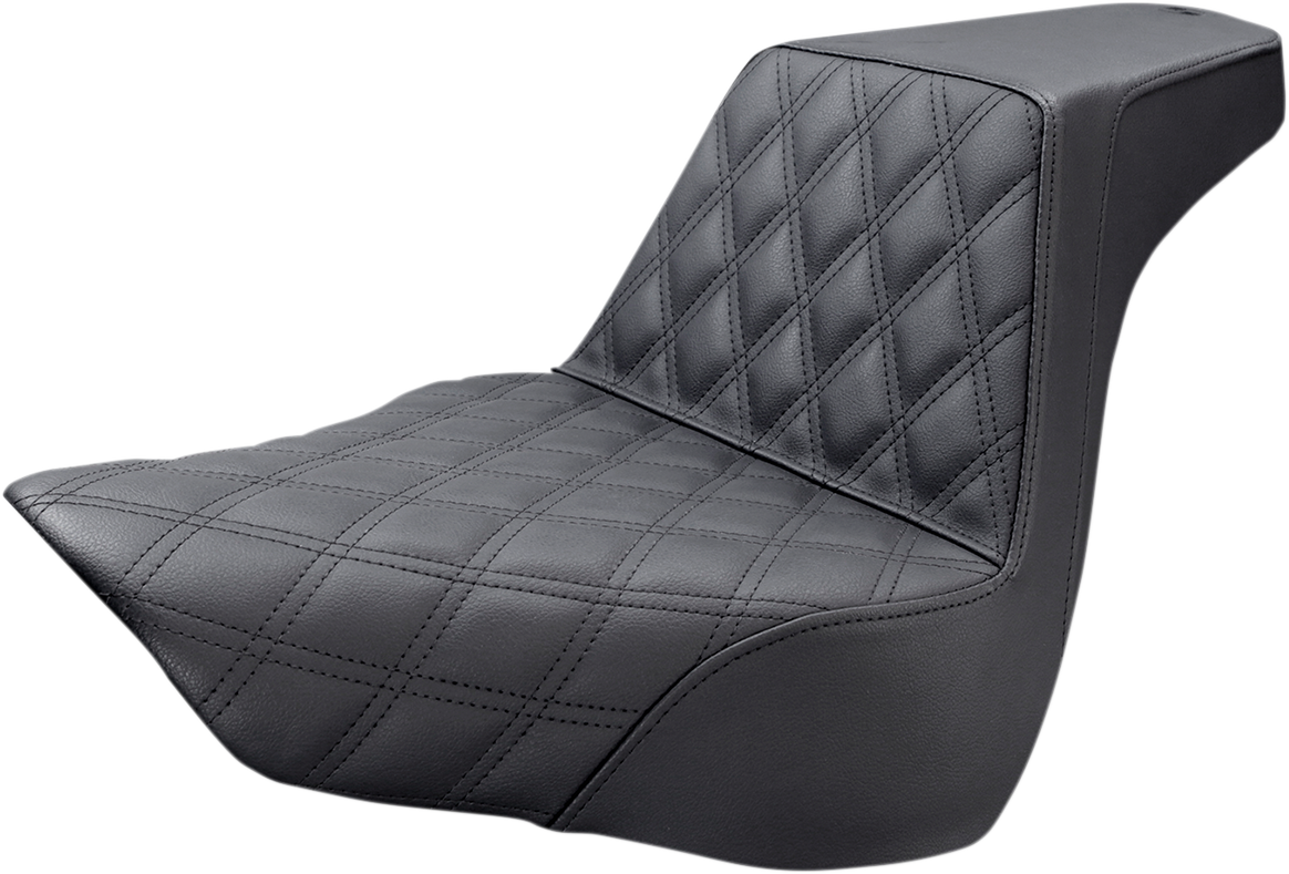 Step-Up Seat - Front Lattice Stitch - Black - FL/FX '18-'24