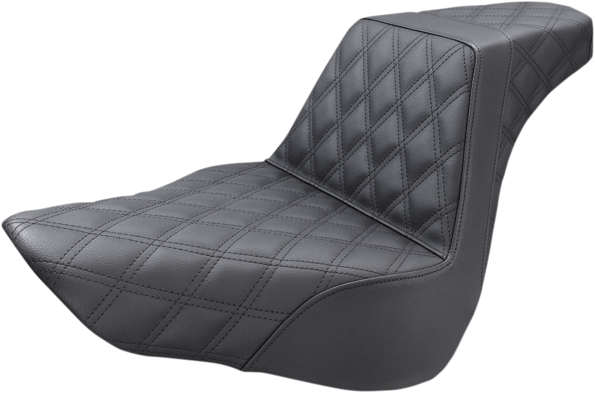 Step-Up Seat - Full Lattice Stitch - Black - FL/FX '18-'24