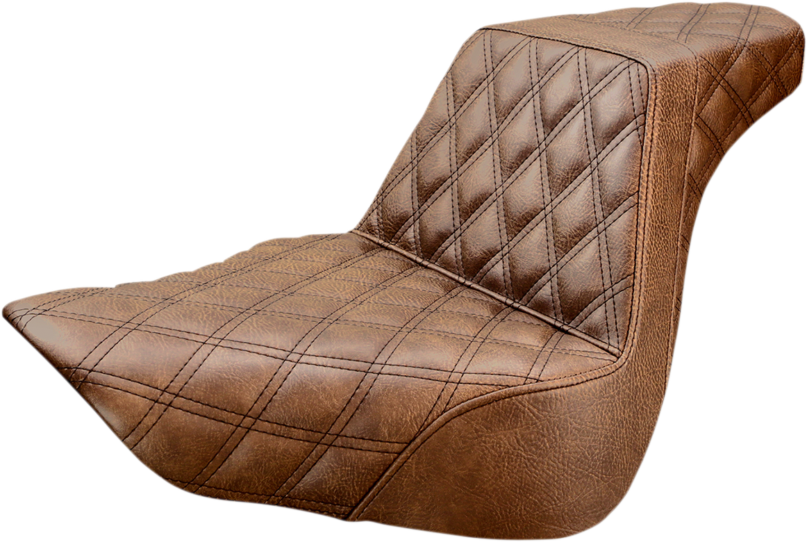 Step-Up Seat - Full Lattice Stitch - Brown - FL/FX '18-'24
