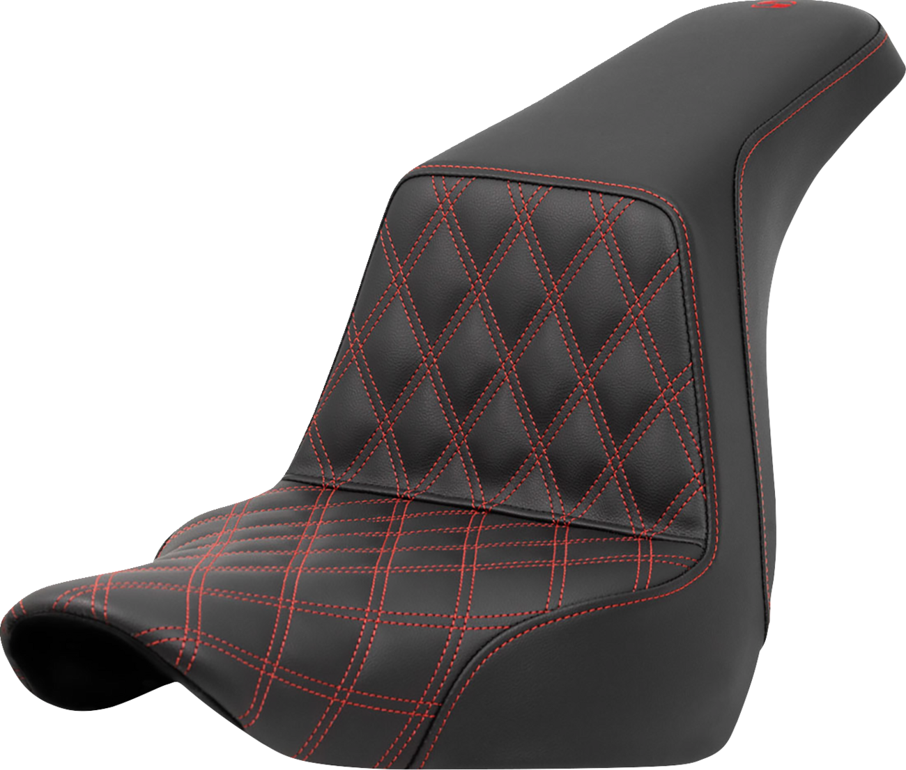 Step-Up Seat - Front Lattice Stitch - Red Stitch - FXLR/FLSB '18-'24