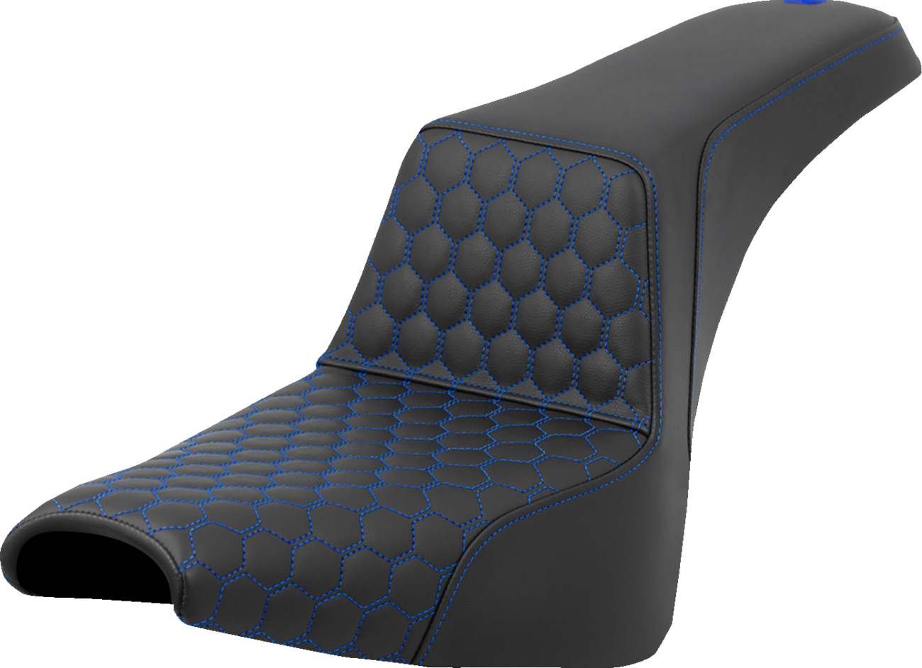 Step-Up Seat - Honeycomb - Blue Stitching - FXBB/FXST '18-'24