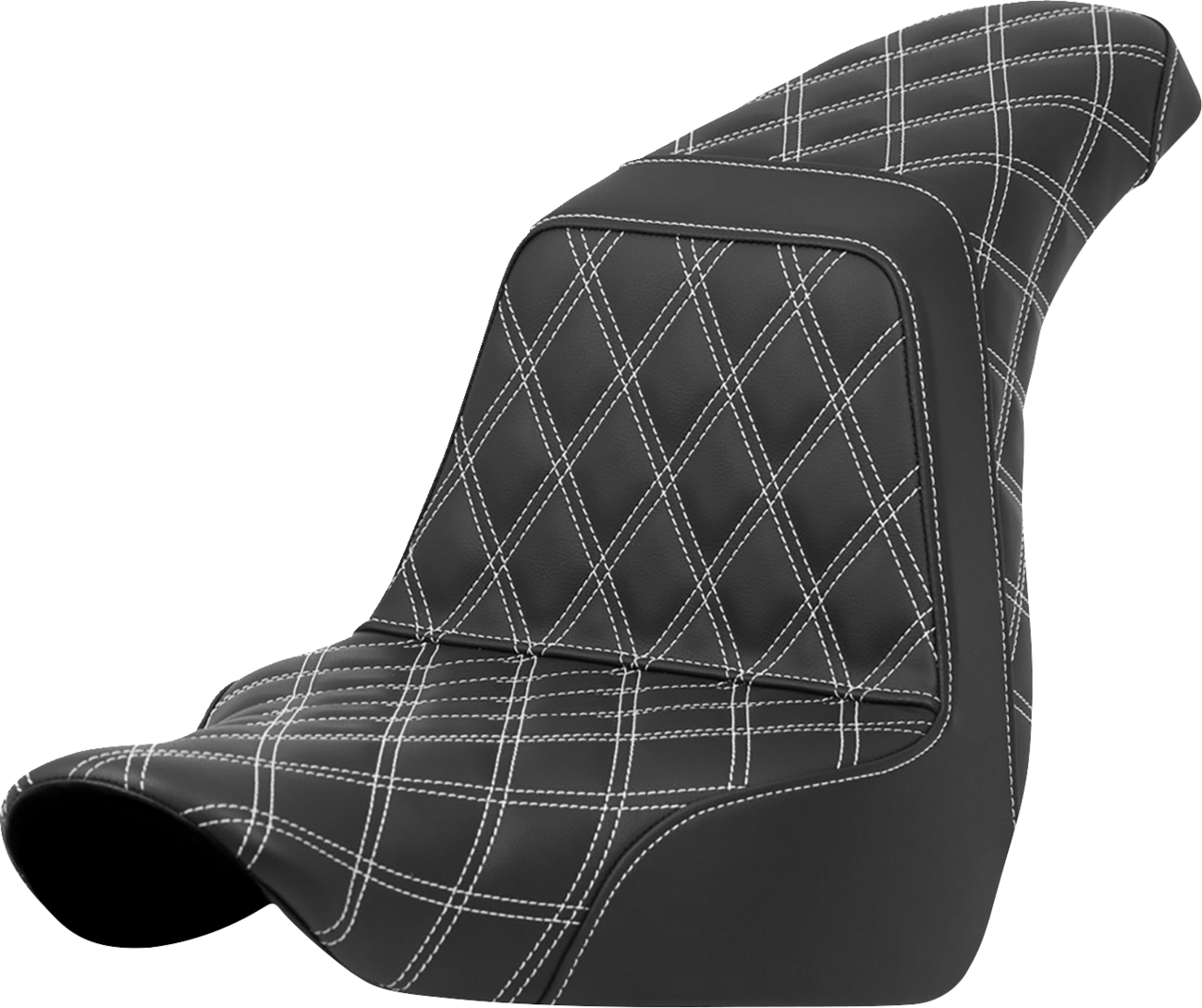 Step-Up Seat - Full Lattice Stitch - White Stitch - FXLR/FLSB '18-'21