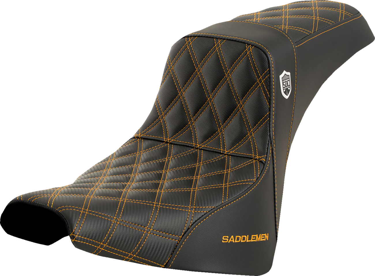 Pro Series SDC Performance Seat - w/o Backrest - Gold Stitch - FXBB/FXST '18-'23