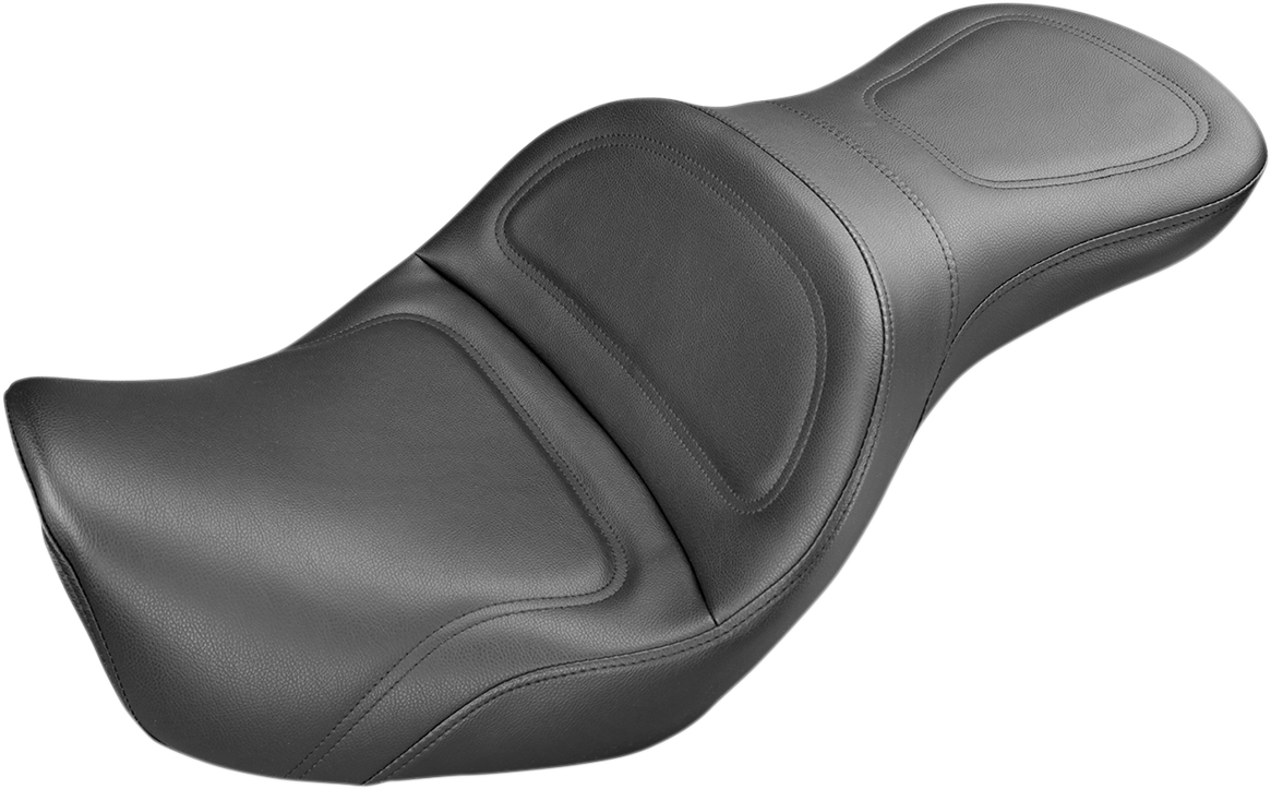 Seat - Explorer™ - Without Backrest - Stitched - Black - Dyna '06-'17