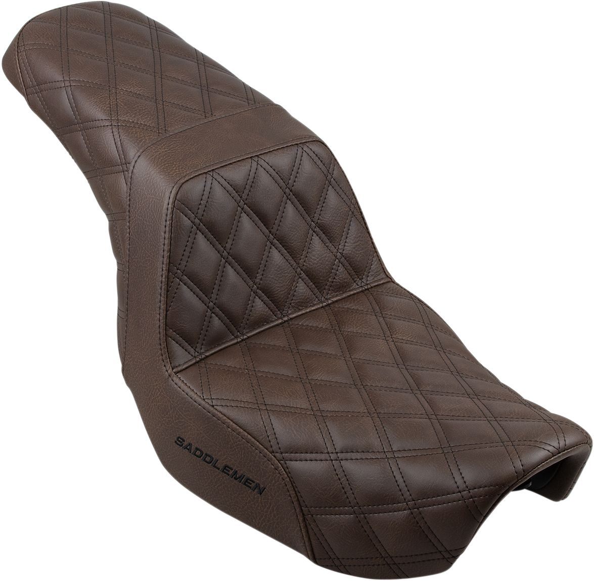 Step-Up Seat - Full Lattice Stitch - Brown - Dyna