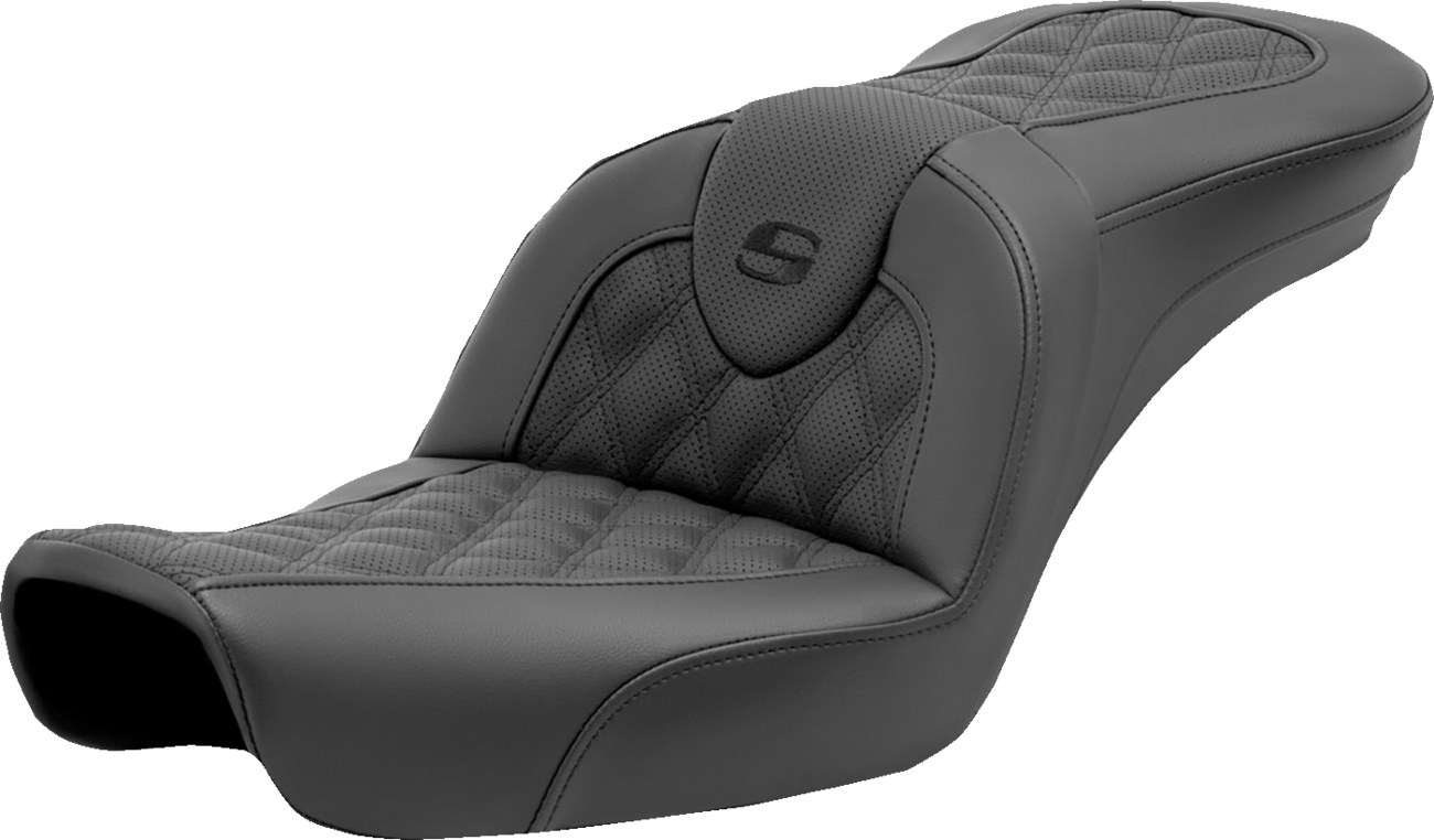 Roadsofa™ Seat - Lattice Stitch - without Backrest - FXD '96-'03