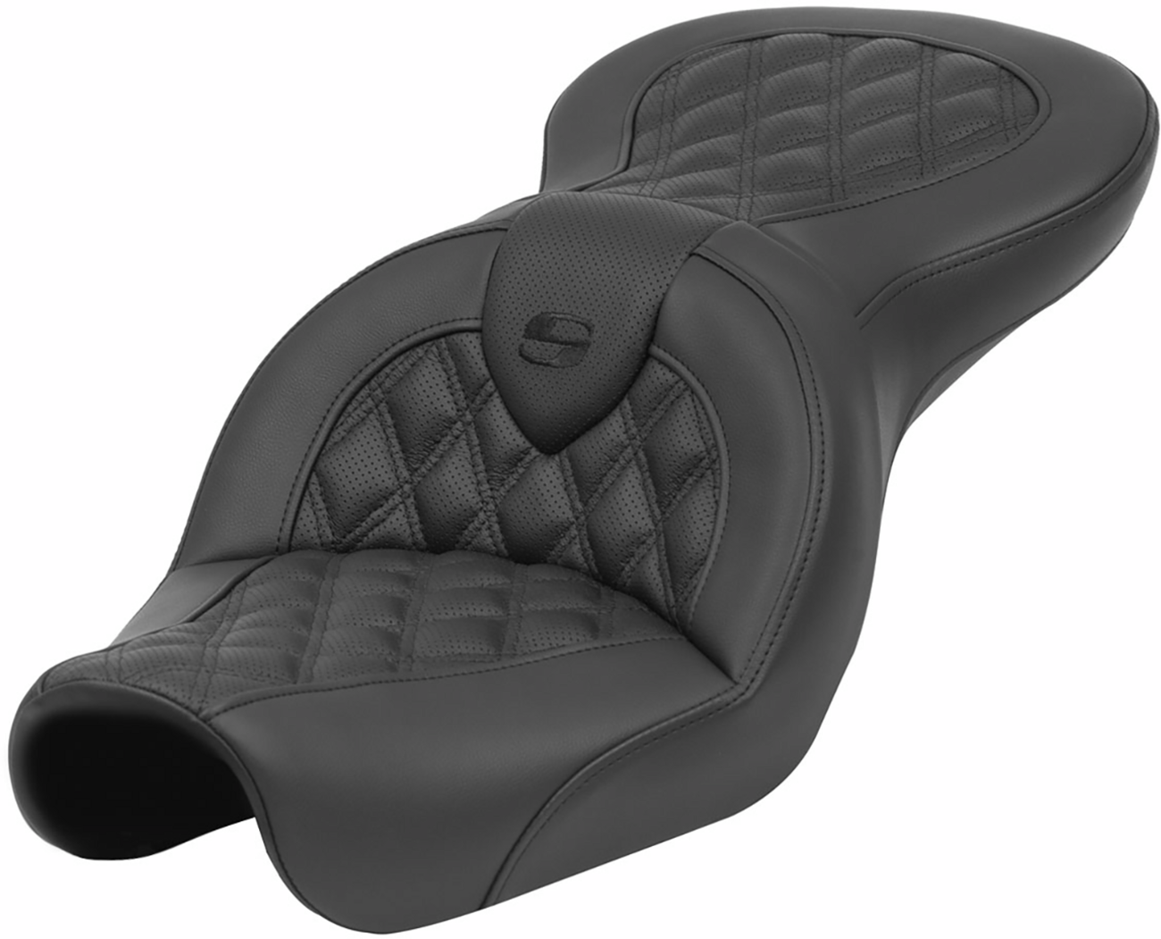 Roadsofa™ Seat - Lattice Stitch - without Backrest - FXD '04-'05