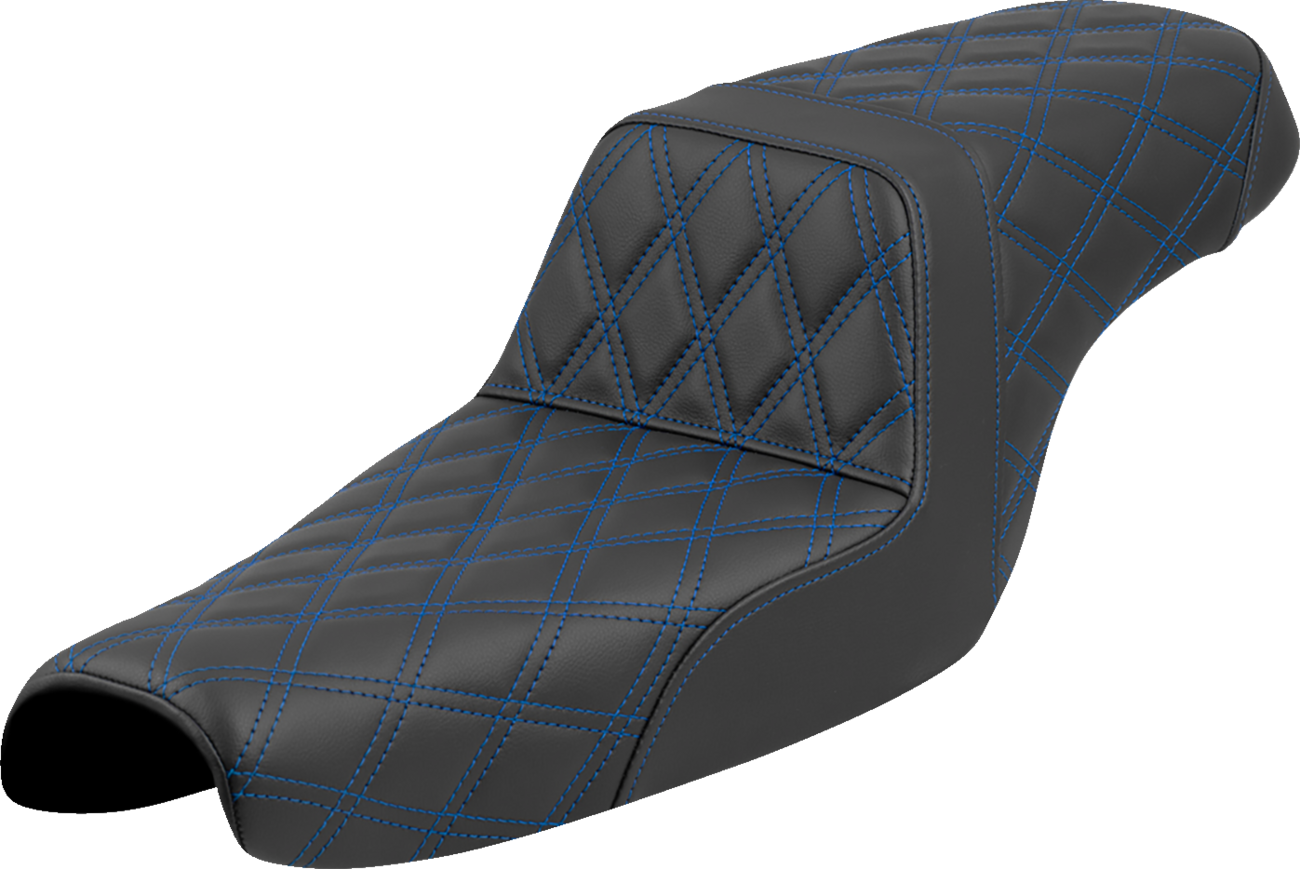 Step-Up Seat - Lattice Stitch - Blue Stitch - XL '04-'22
