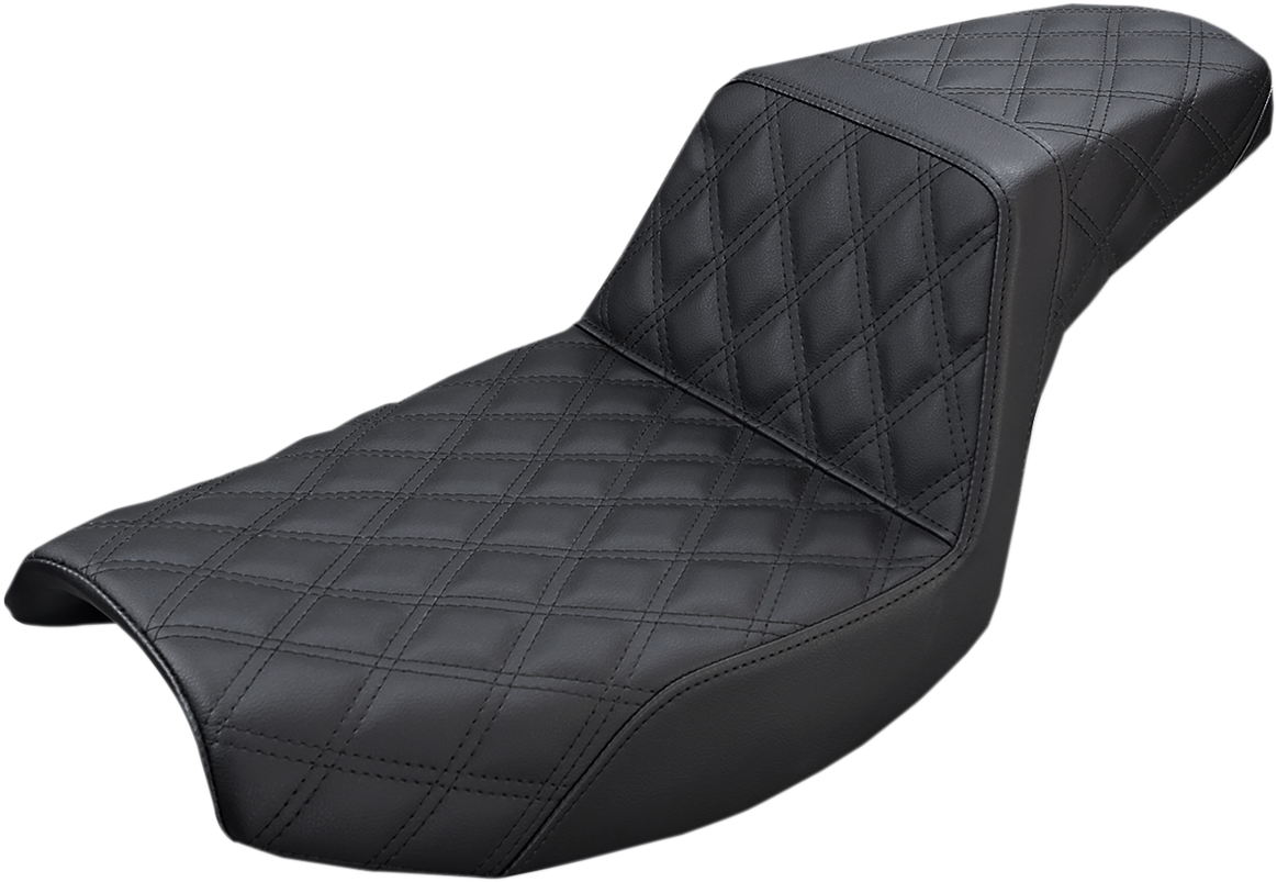 Step-Up Seat - Full Lattice Stitch - Black - FXR