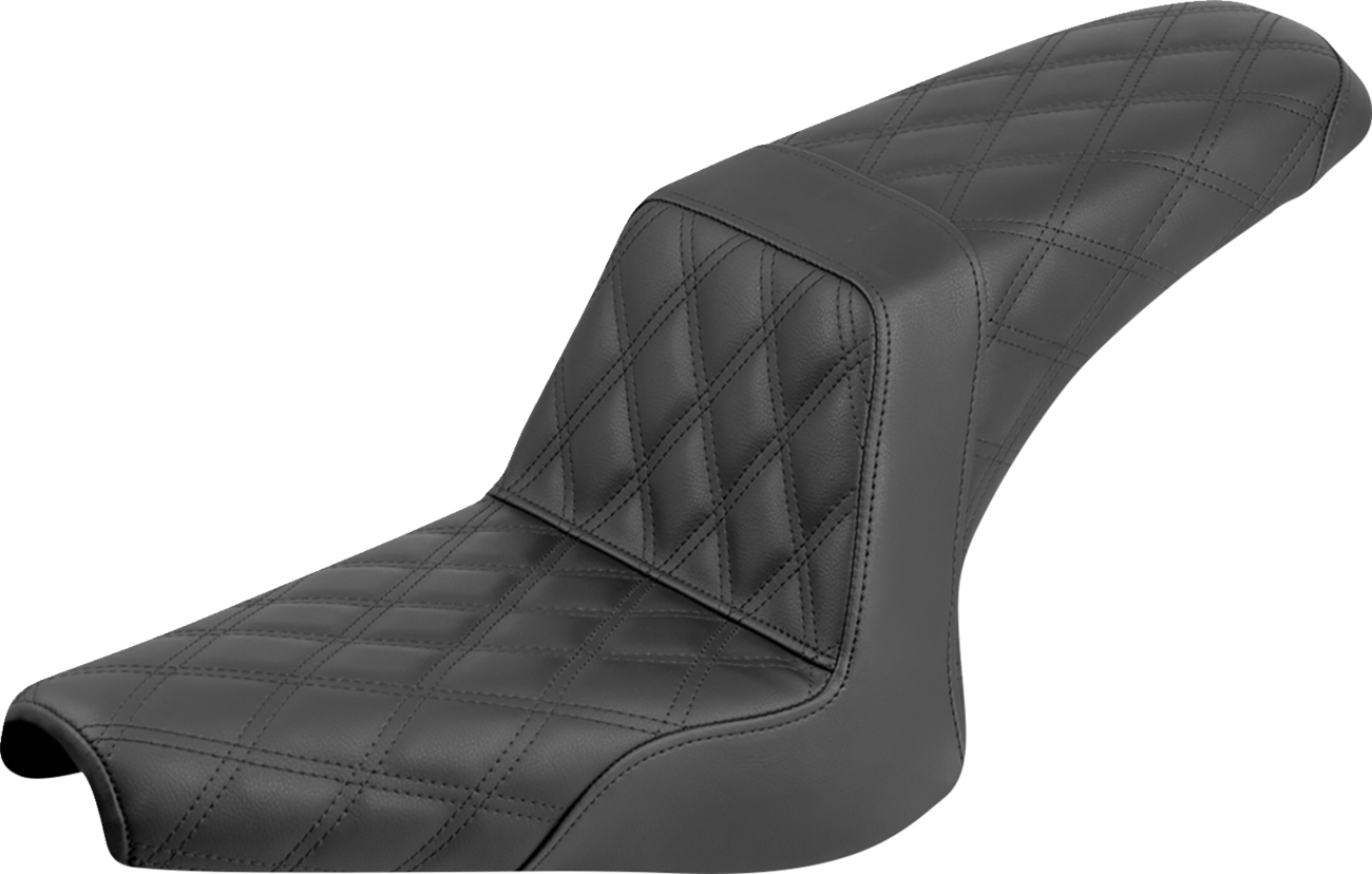 Step-Up Seat - Full Lattice Stitch - Black - Bolt '13-'24