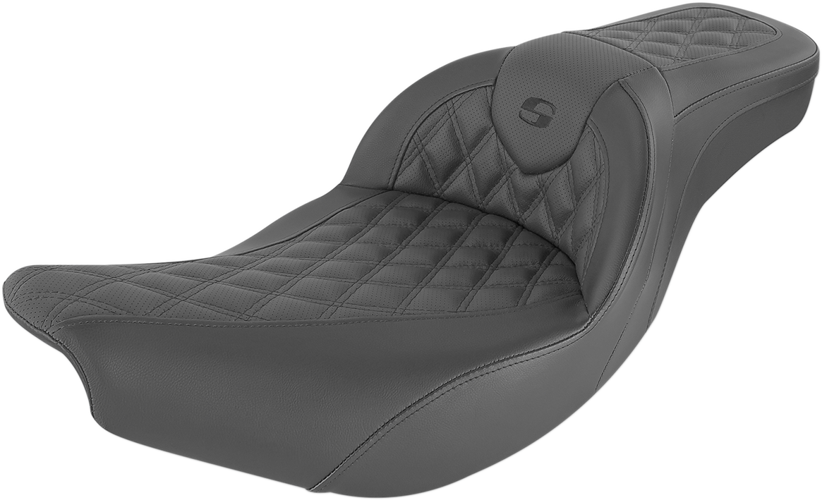Klockwerks Pro Series Seat - Black w/ Black Stitching - Indian '14-'24
