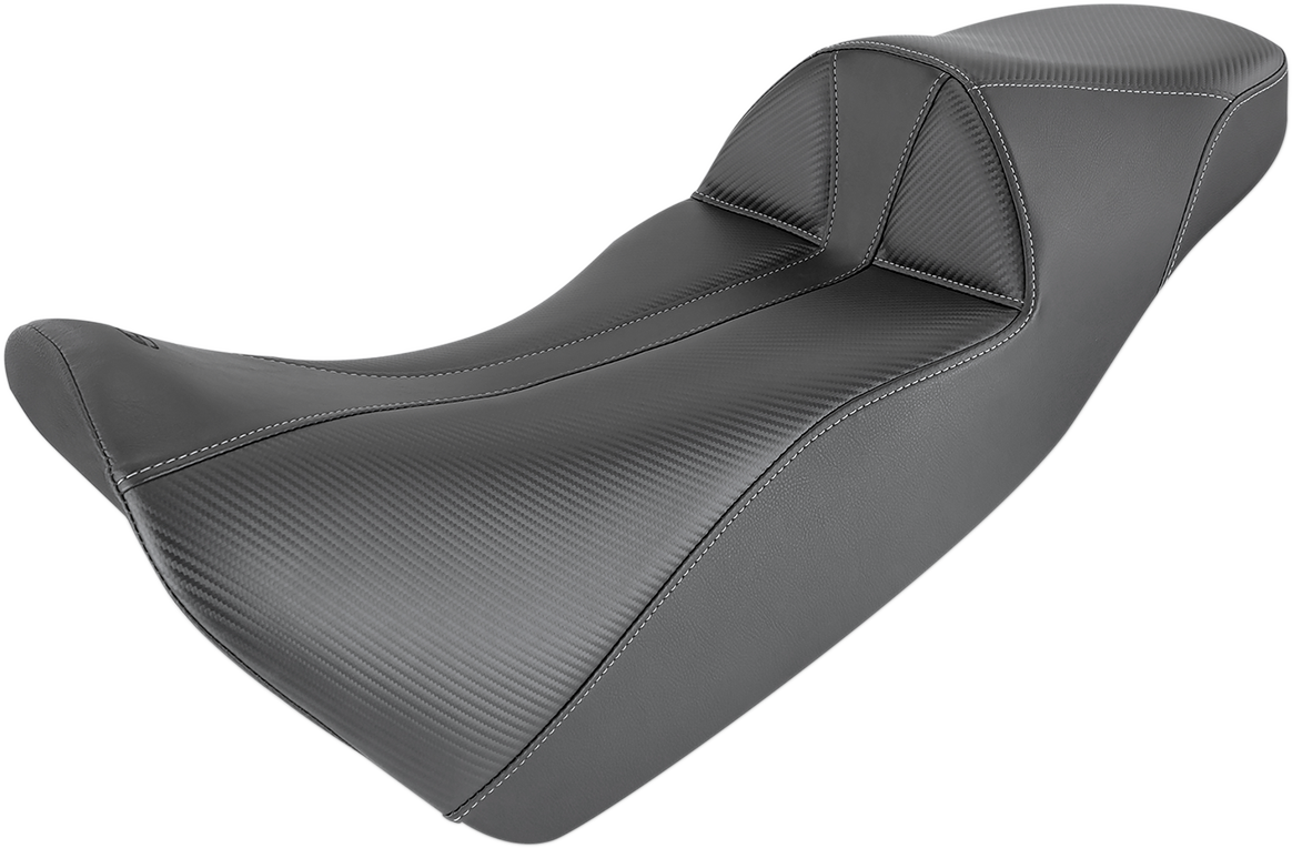Adventure Tour Seat - One-Piece - Standard - Stitched - Black - Africa Twin