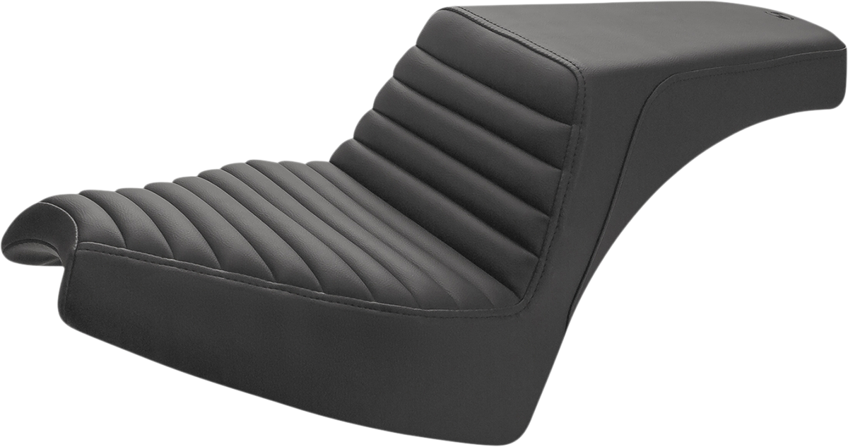 Step-Up Seat - Front Tuck-n'-Roll/Rear Smooth - Black - Chief