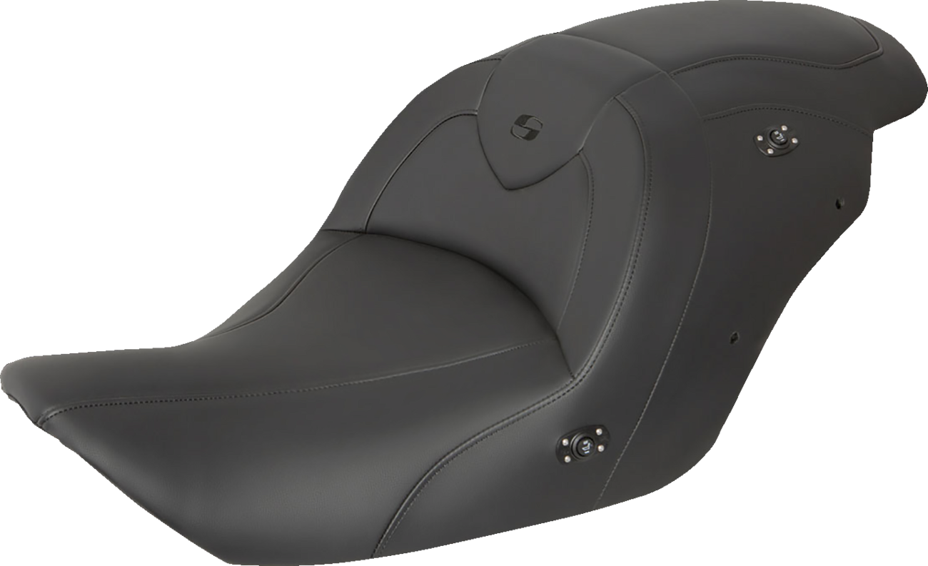 Seat - RoadSofa™ - without Backrest - Black w/ Black Stitching - Heated - GL1800 '14-'17