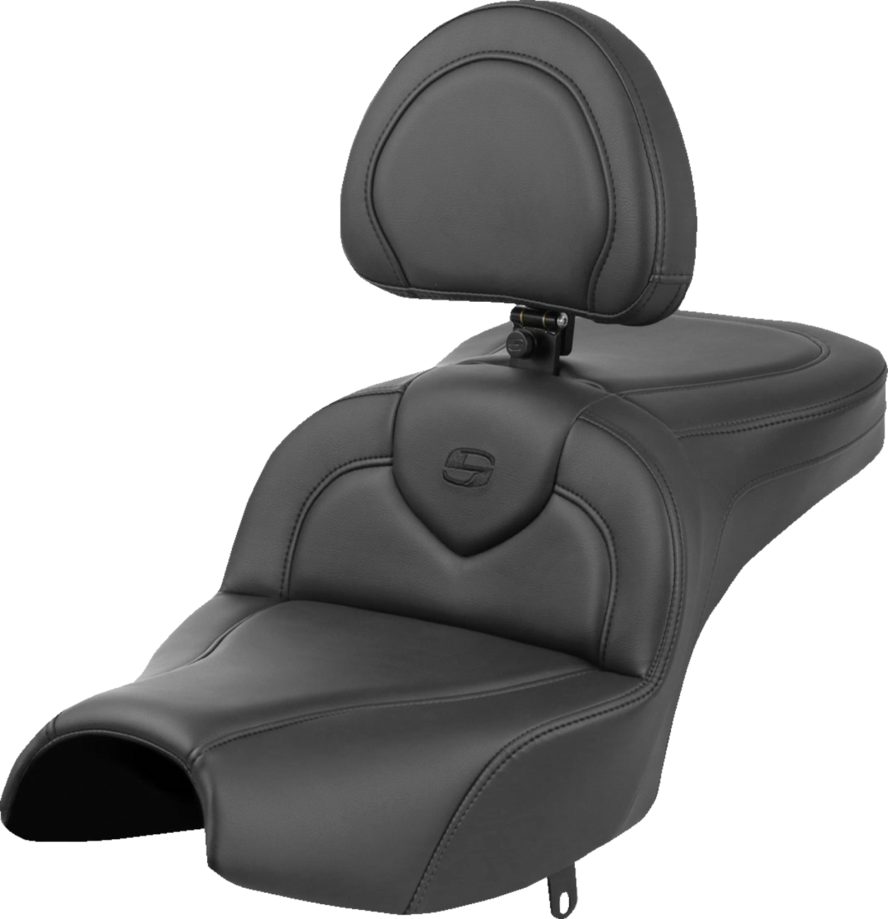 Roadsofa™ Seat - With Backrest - Black - Indian Pursuit '22-'24