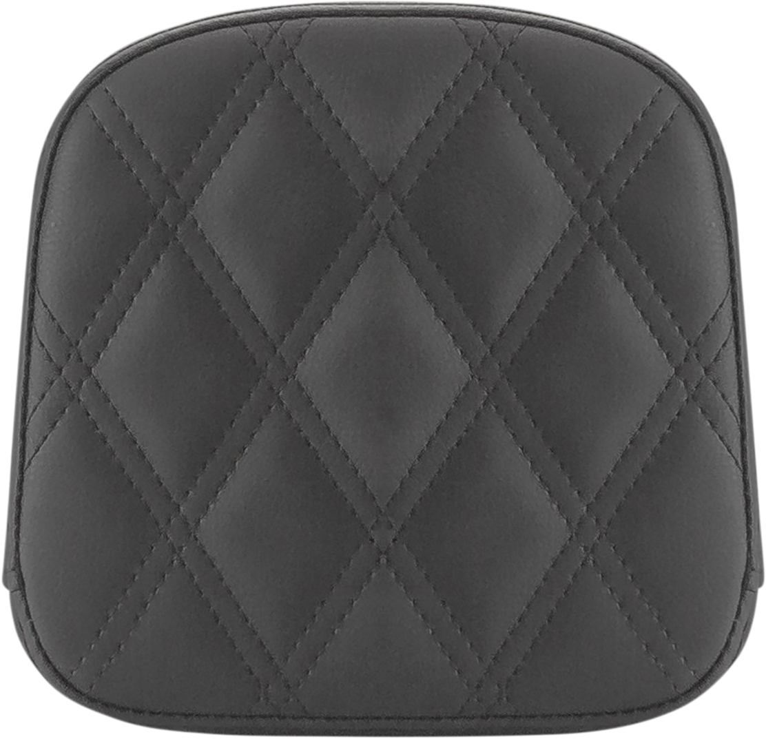 Sissy Bar Pad - Lattice Stitched - Black - FL '99-'23