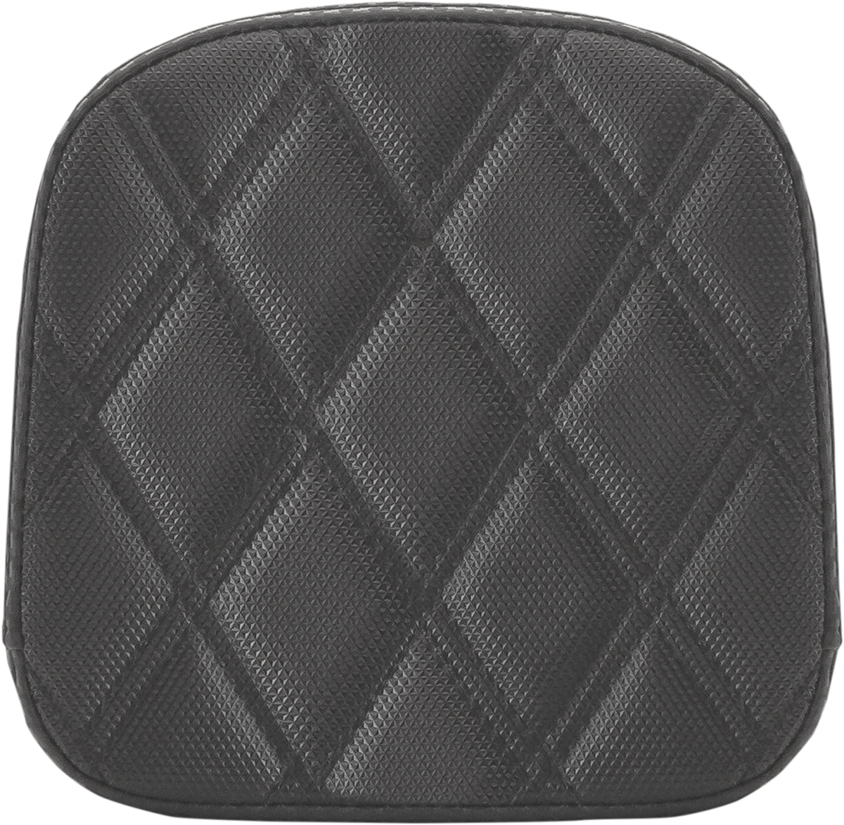 Sissy Bar Pad - Lattice Stitched - Black - Universal