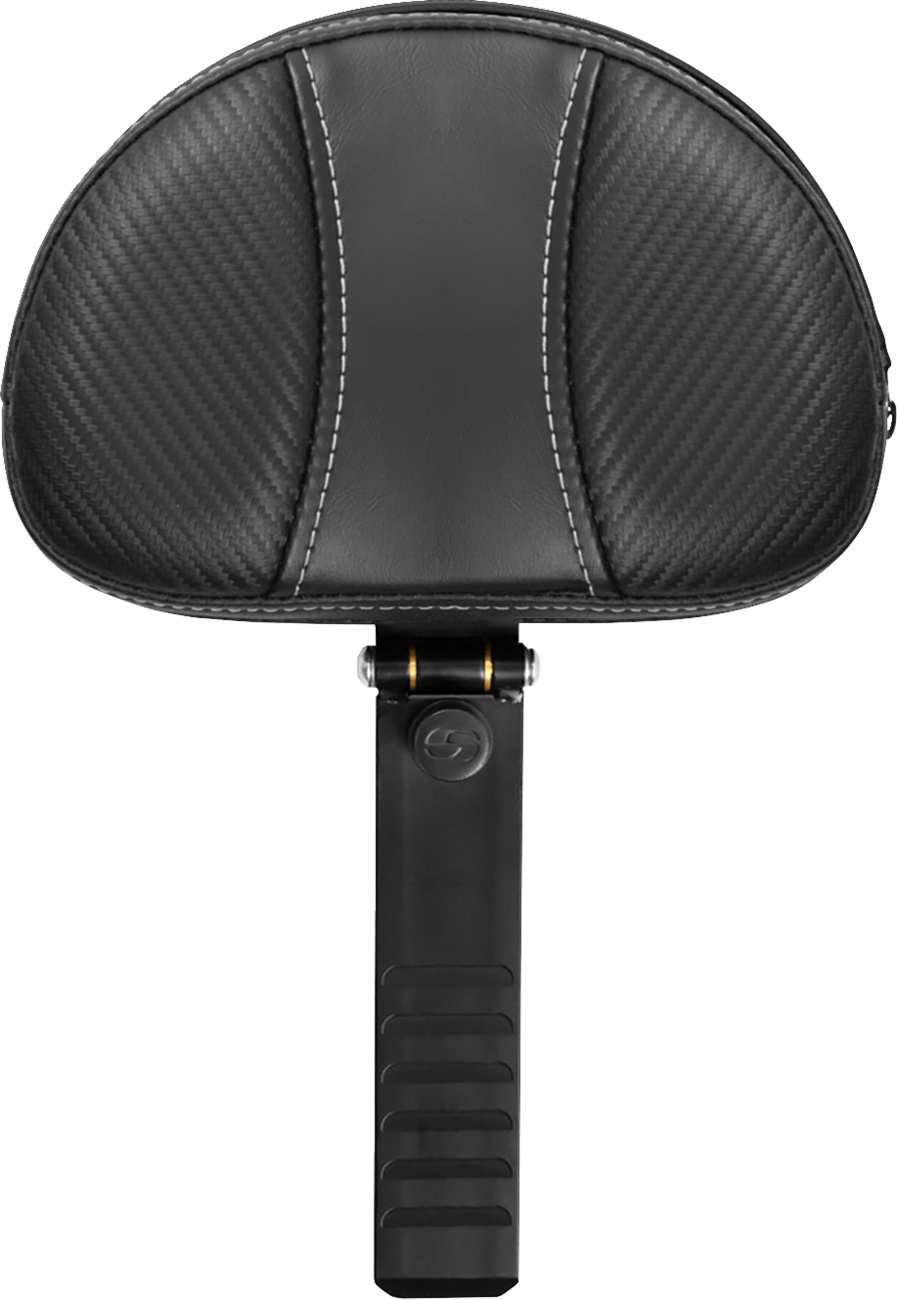 Backrest - Dominator - Carbon Fiber w/ Gray Stitching - XL '04-'22