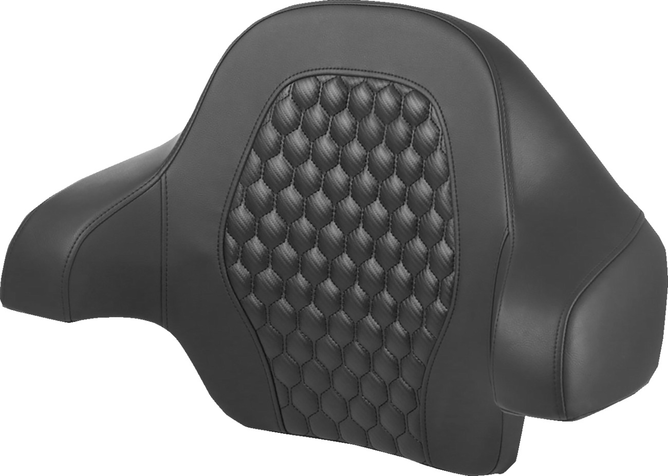 Tour Pack Backrest Pad - Honeycomb - Black Stitching - FL '14-'24