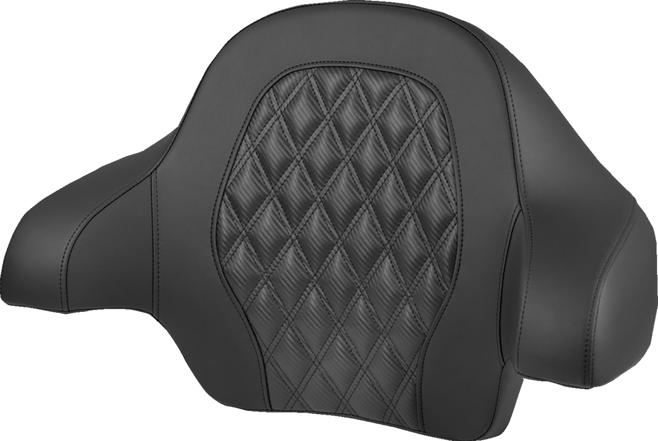 Tour-Pak® Backrest Pad - Lattice Stitch - Black Stitch - FL '14-'25