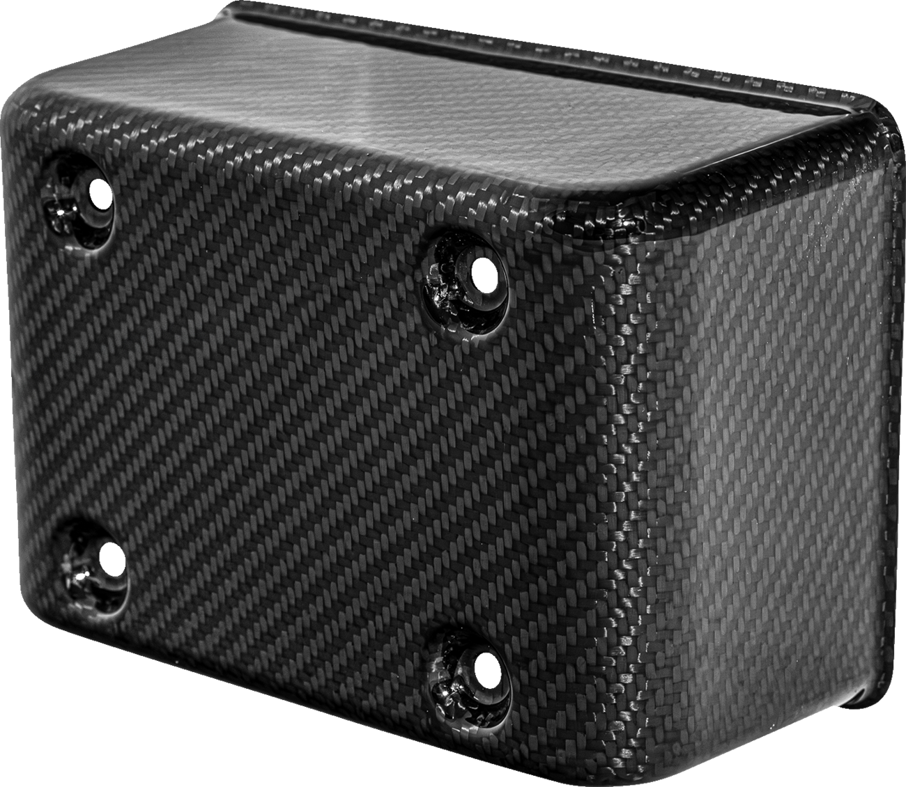 Fuse Block Cover - Carbon Fiber - Gloss Black