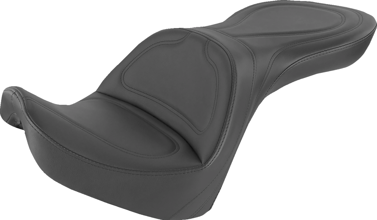 Seat - Explorer™ - Without Backrest - Stitched - Black - FXSTD '00-'07