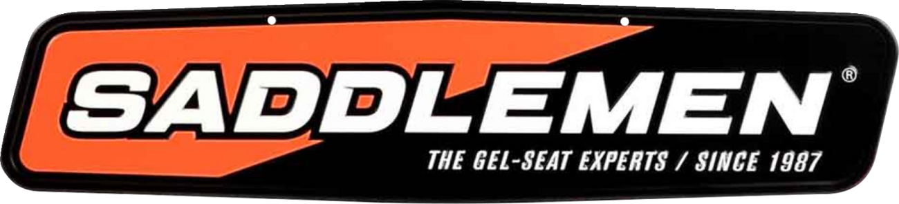 Metal Sign - 24" x 5-1/2" - Black/Orange