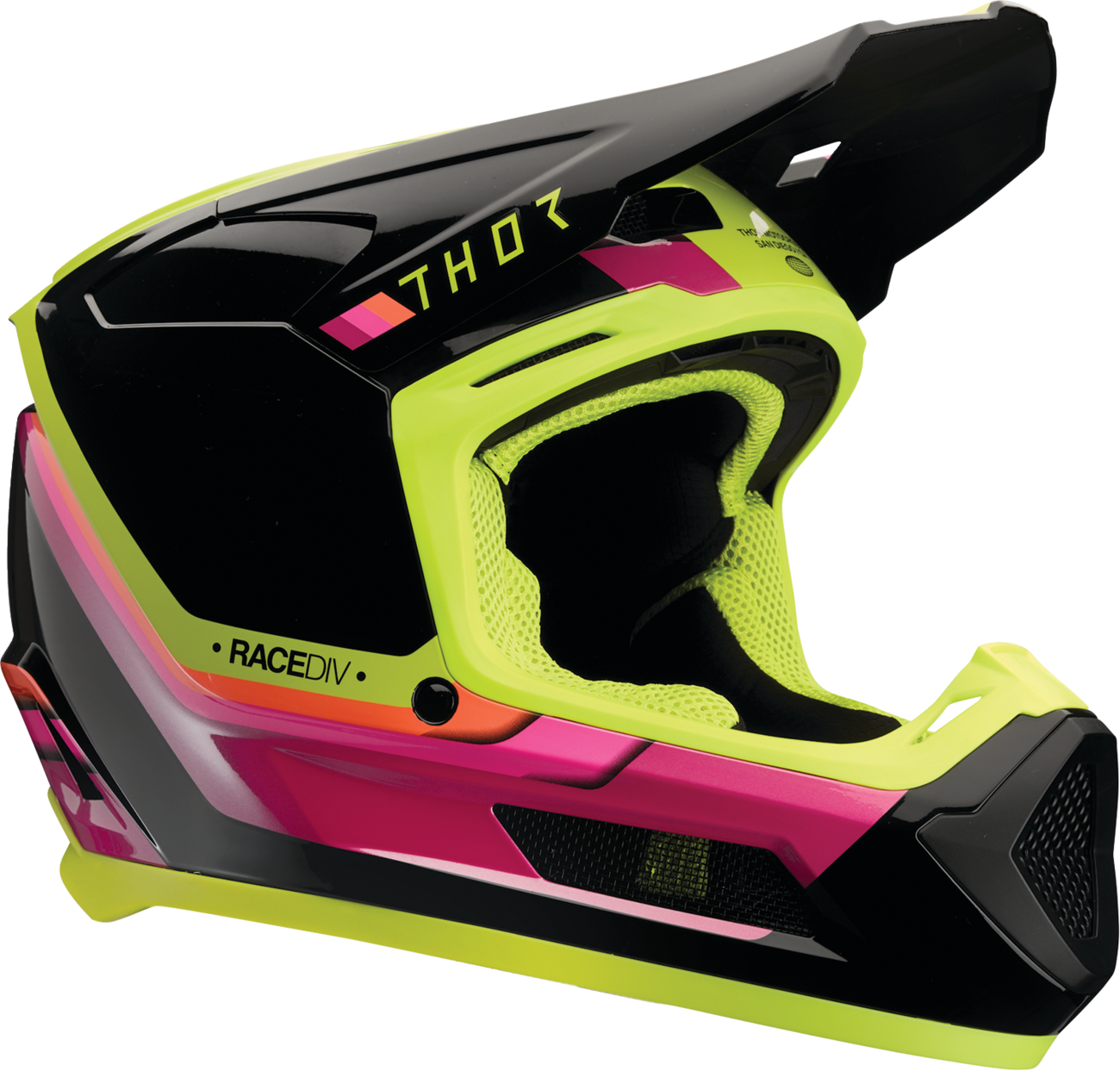 Youth Fleet Helmet - Defy - Black/Acid - Large
