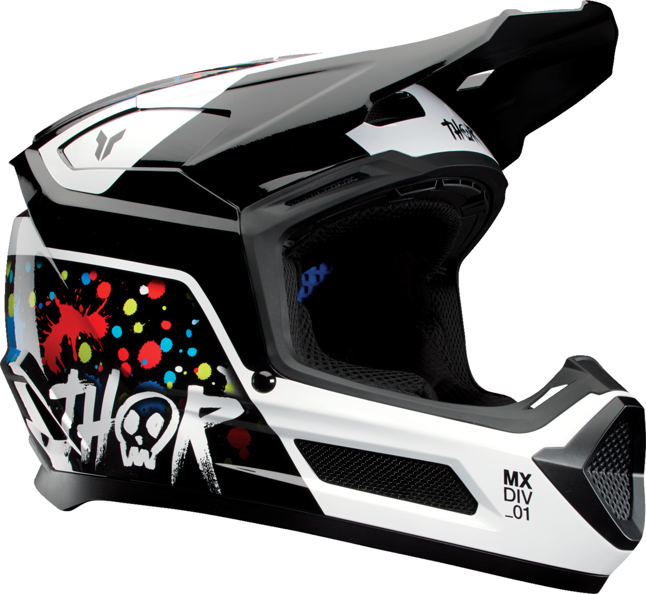 Youth Fleet Helmet - Splat - Black - Large