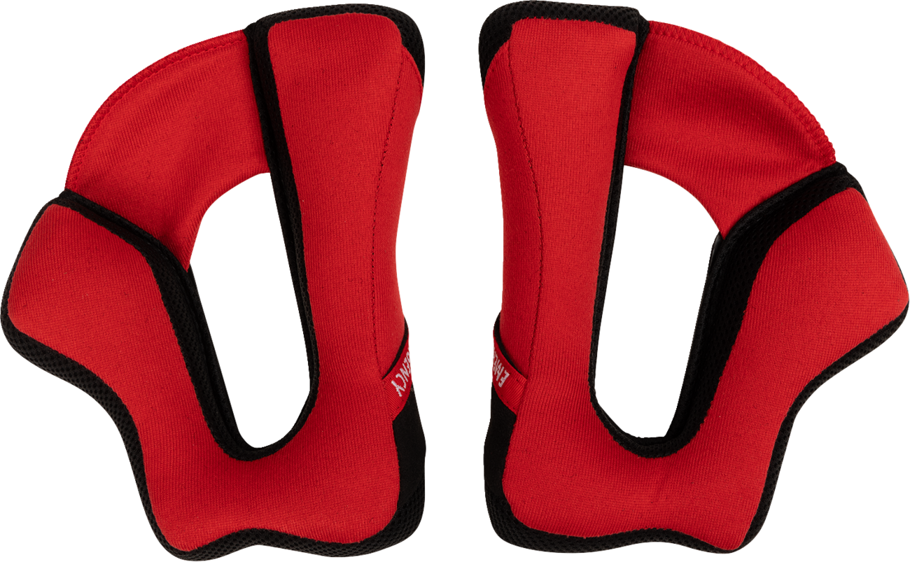 Reflex Sport Cheek Pads - Red/Black - Medium