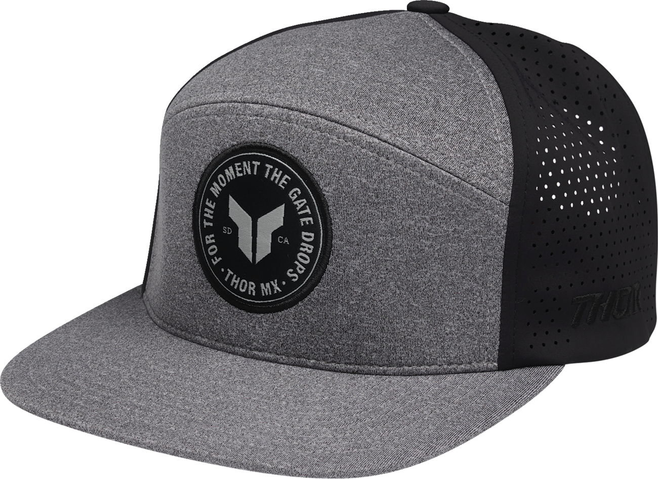 Badge Hat - Heather Gray/Black