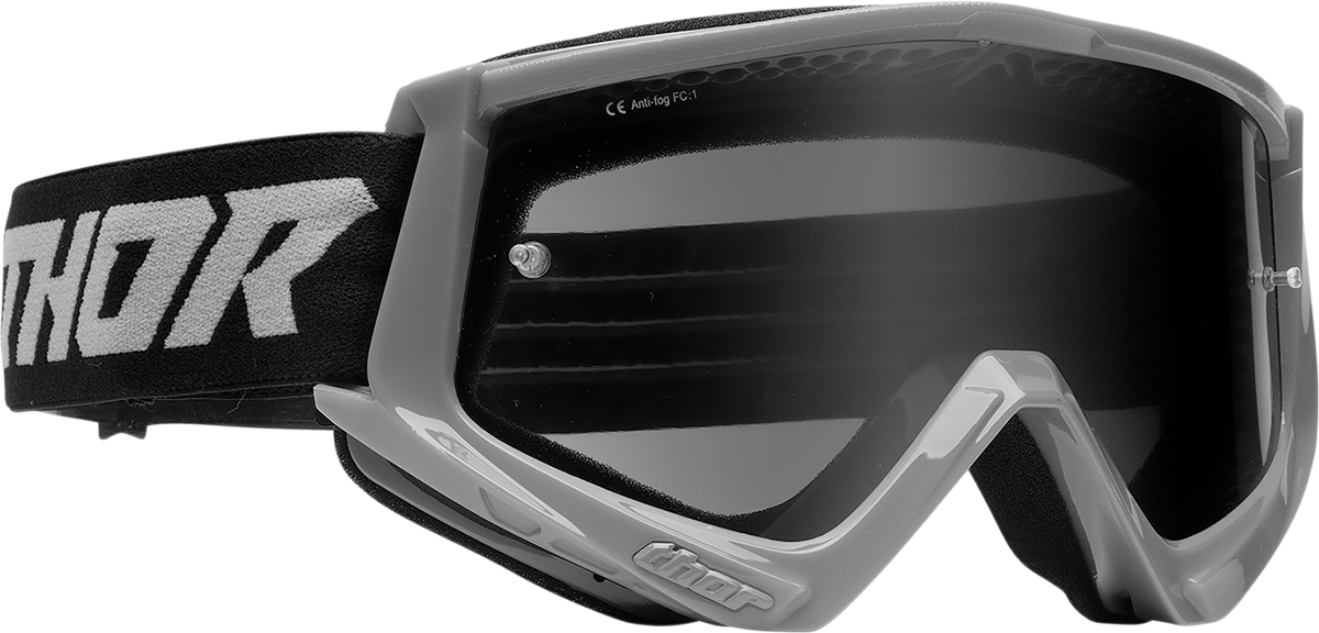 Combat Sand Goggle - Racer - Gray/Black - Smoke Lens