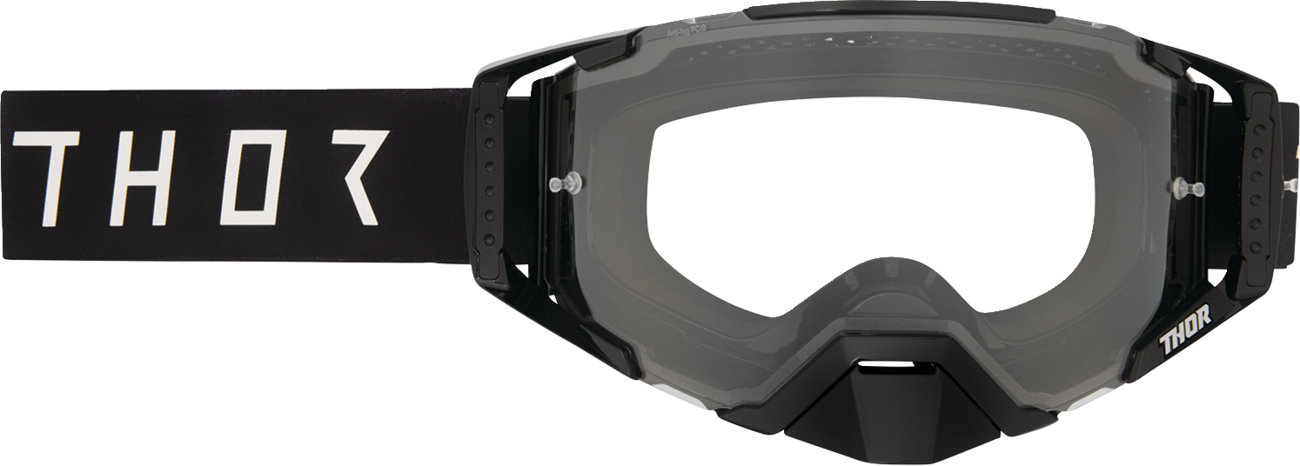 Ascend LTD Goggle - Synth - Black - Clear Lens