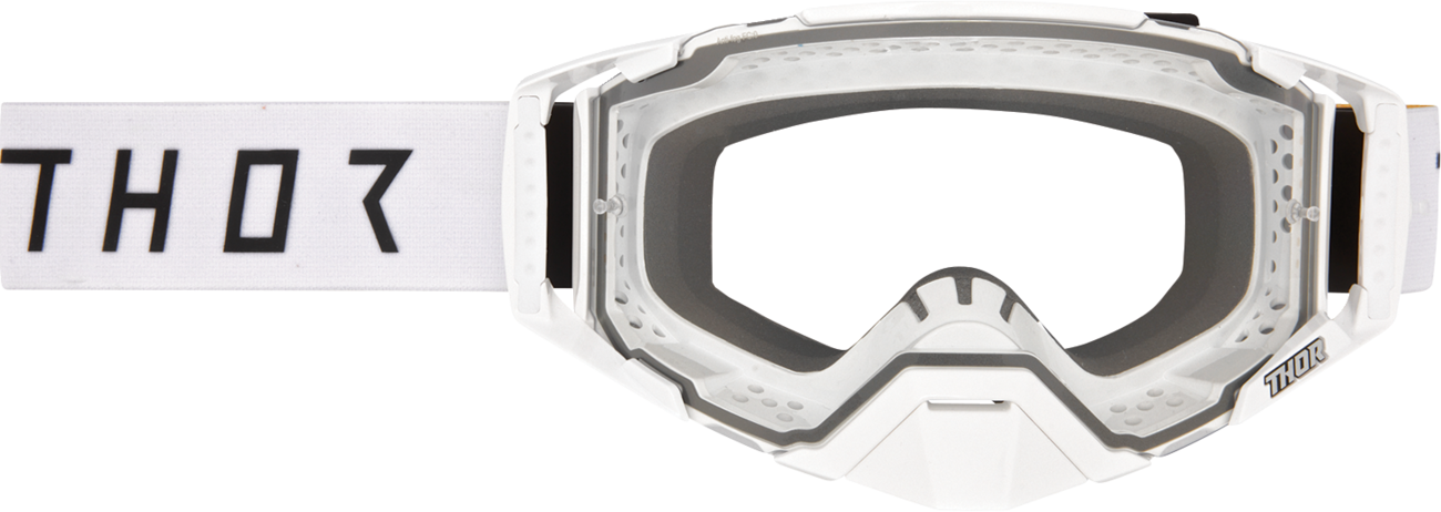 Ascend LTD Goggle - Synth - White - Clear Lens