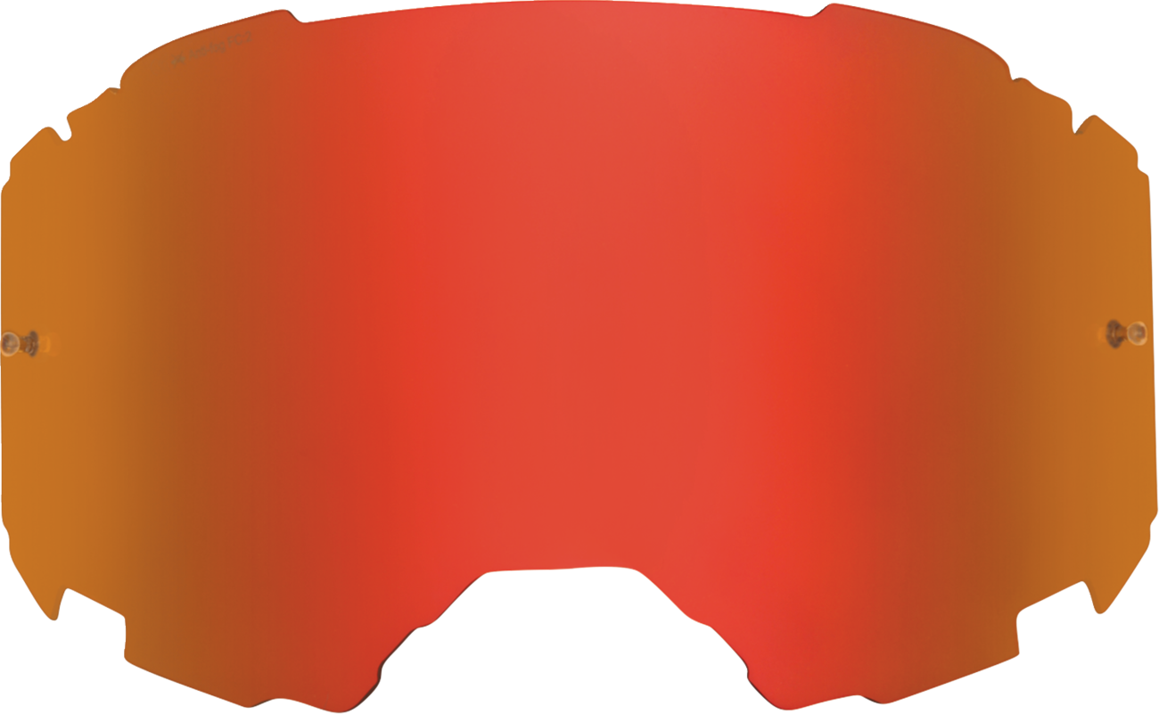 Ascend LTD Goggle Lens - Lemon/Red-Orange Mirror