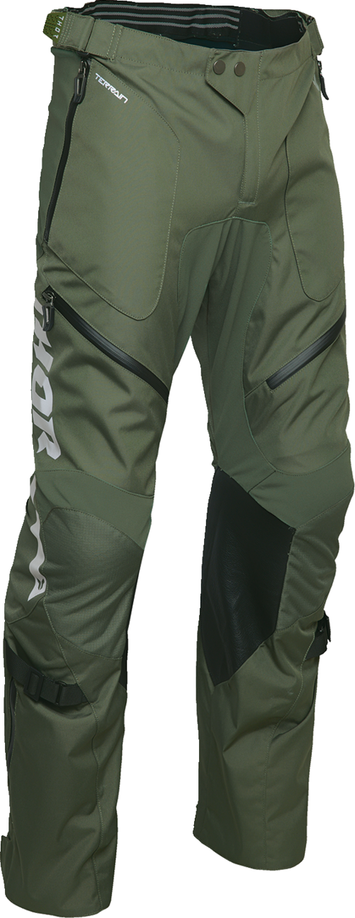 Terrain Over-the-Boot Pants - Army/Charcoal - US 32